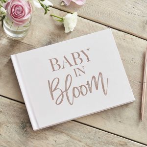 Baby in bloom guest book